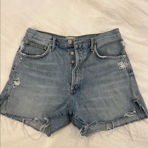 AGOLDE Dee super high rise short
